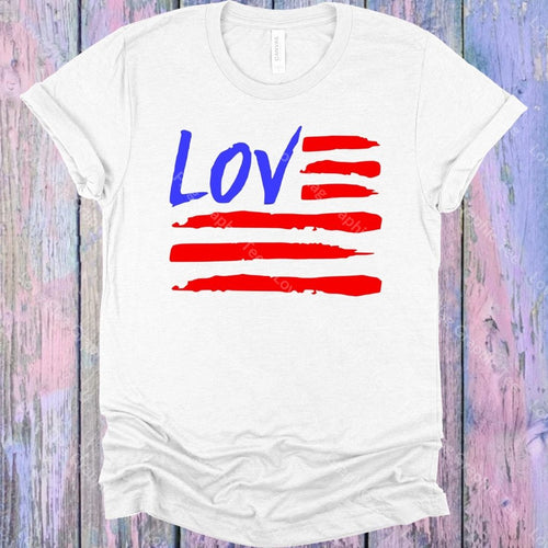 Love Flag Graphic Tee Graphic Tee