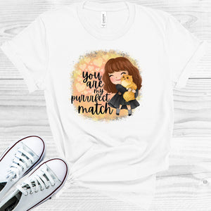 You are My Purrrfect Match Graphic Tee