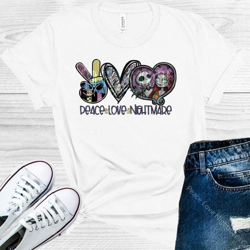 Peace Love Nightmare Graphic Tee Graphic Tee