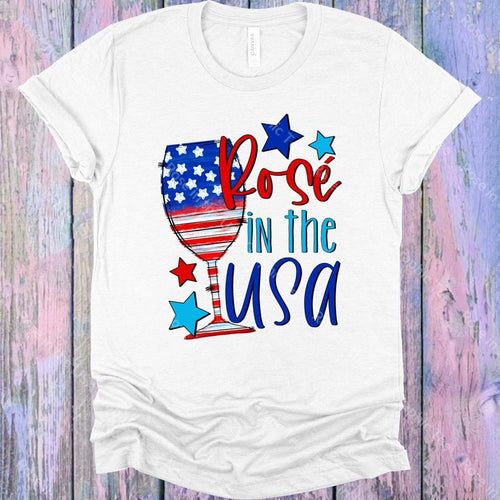Rose In The Usa Graphic Tee Graphic Tee