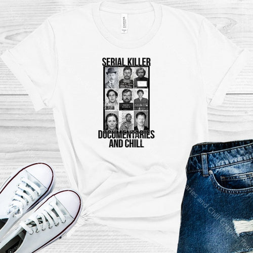 Serial Killer Documentaries And Chill Graphic Tee Graphic Tee