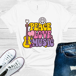 Peace Love Music Woodstock Graphic Tee